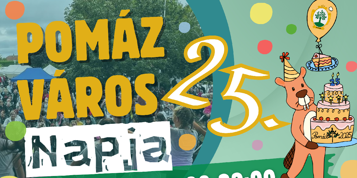Most szombaton ünnepeljük Pomáz Város Napját