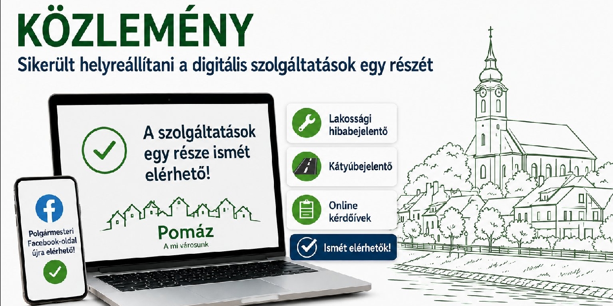 KÖZLEMÉNY: Sikerült helyreállítani a digitális szolgáltatások egy részét