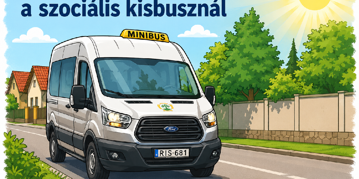 Nyári menetrendváltozás a szociális kisbusznál