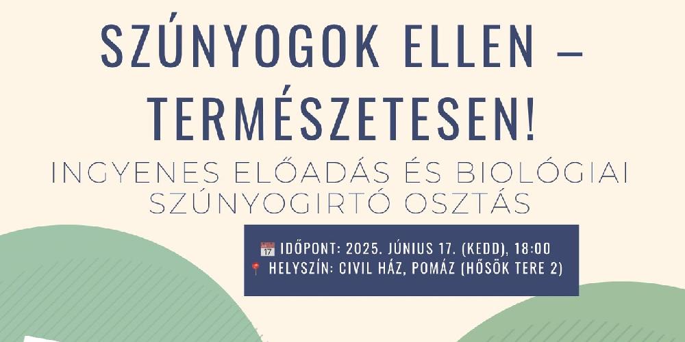 Szúnyogok ellen - természetesen!