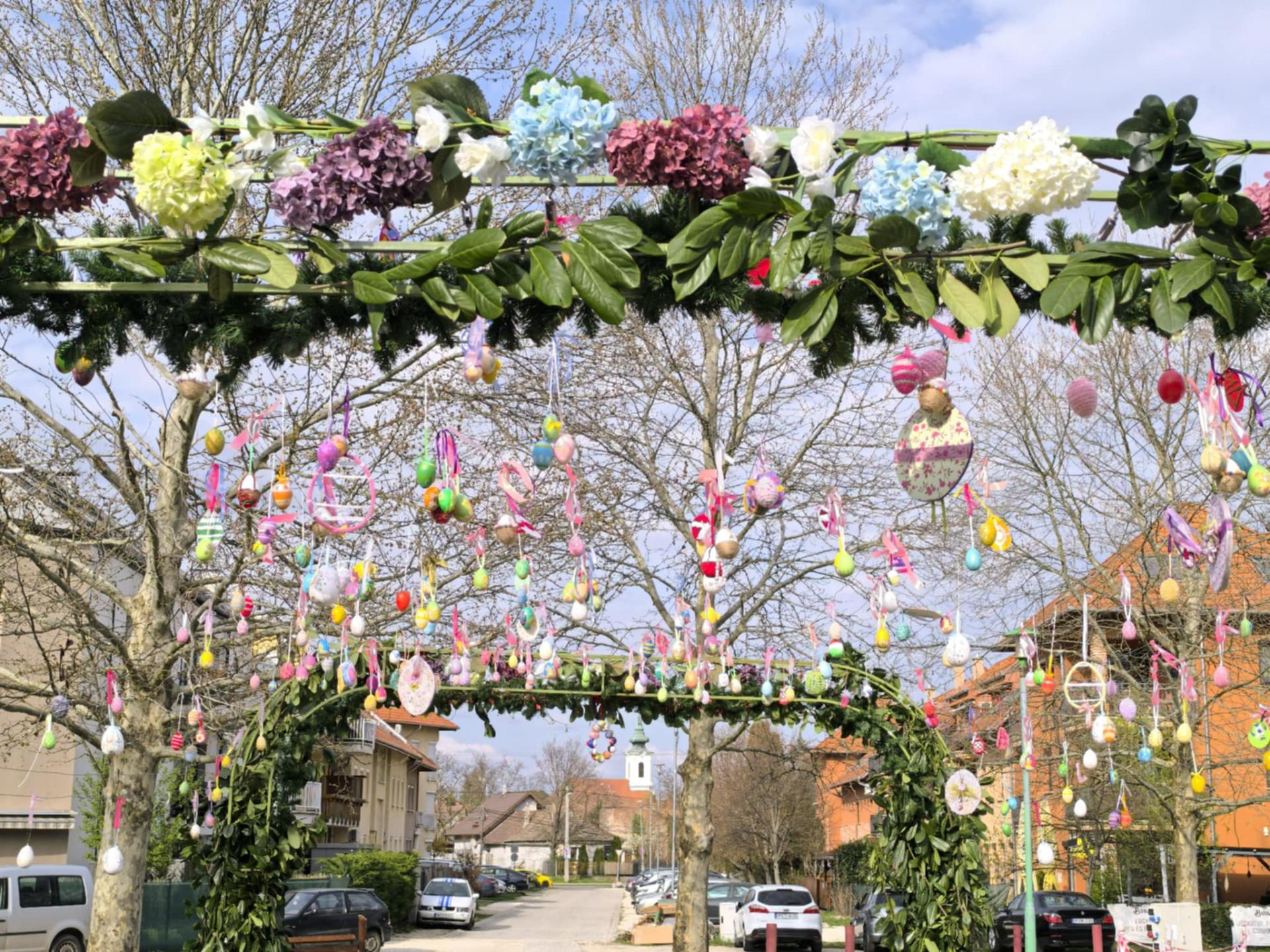 Húsvéti dekoráció a városban - 2026.